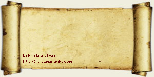 Miljana Tulkić vizit kartica